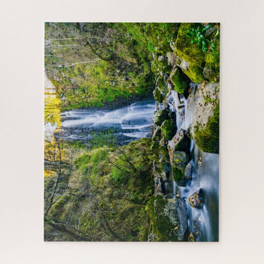 Jigsaw Cascade Falls Mission British Columbia. Legpuzzel (Verticaal)