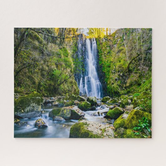Jigsaw Cascade Falls Mission British Columbia. Legpuzzel (Horizontaal)