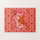 Jigsaw Coral Peony Legpuzzel (Horizontaal)