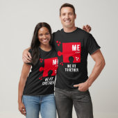 Jigsaw Hart WE Passen SAMEN Koppels Valentijn T-shirt (Unisex)