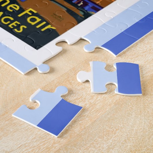 JIGSAW PUZZEL - 1934 Chicago Wereldtentoonstelling (Zijkant)