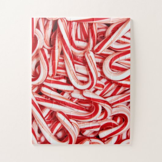 Jigsaw Puzzel Candy Canes (Verticaal)