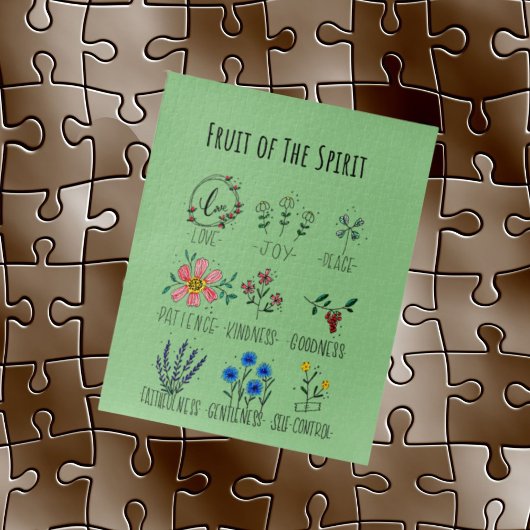 Jigsaw Puzzel Fruit of Spirit Christelijke Schrift
