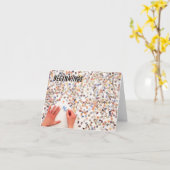 Jigsaw puzzel - Gevouwen Wenskaart Kaart (Gele Bloem)