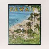 JIGSAW PUZZEL - Kleurrijke Hawaii Reisposter (Verticaal)