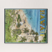 JIGSAW PUZZEL - Kleurrijke Hawaii Reisposter (Horizontaal)