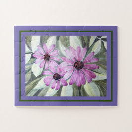 Jigsaw Puzzel Lavendel Afrikaanse madeliefjes