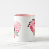 Jigsaw Puzzel liefhebber en kattenliefhebber Mok (Midden)