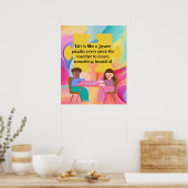 Jigsaw Puzzel liefhebbers cadeau poster leven is (Keuken)