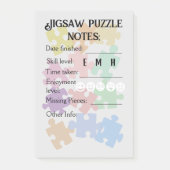 Jigsaw puzzel notities voor puzzelfanaat post-it® notes (Voorkant)