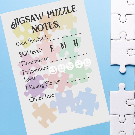Jigsaw puzzel notities voor puzzelfanaat post-it® notes