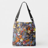 Jigsaw Puzzel Stukken Grappig Crossbody Tas (Voorkant)