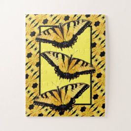 Jigsaw Puzzel Tijger Swallowtail Vlinders