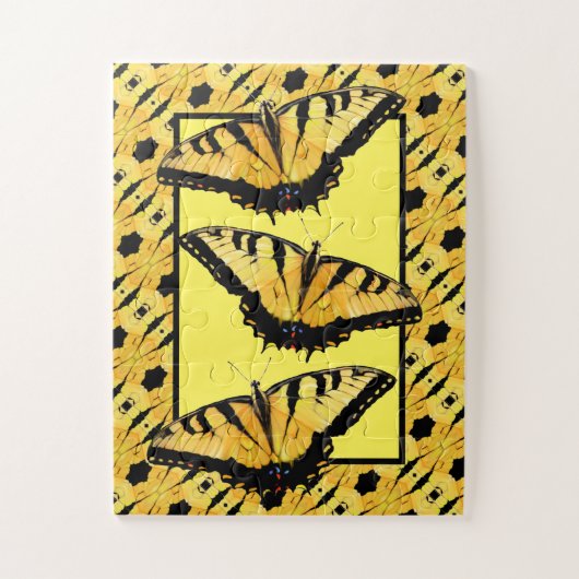 Jigsaw Puzzel Tijger Swallowtail Vlinders (Verticaal)