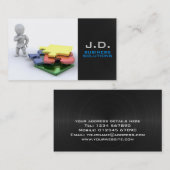 Jigsaw Puzzel Visitekaartje (Voorkant / Achterkant)