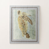 Jigsaw Puzzel Zee Schildpad #1 (Verticaal)