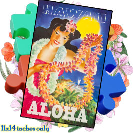 JIGSAW PUZZLE 11x14 -  Hawaii-reizen Legpuzzel