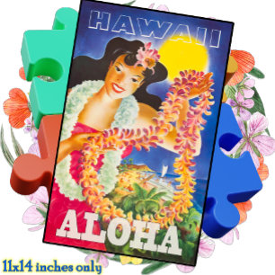 JIGSAW PUZZLE 11x14 -  Hawaii-reizen Legpuzzel