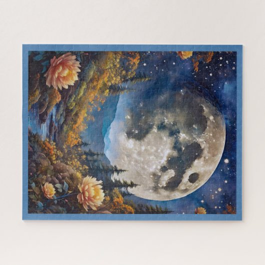 JIGSAW PUZZLE - A Big Moon Tonight Legpuzzel (Horizontaal)