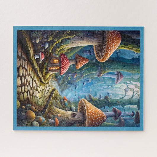 JIGSAW PUZZLE - A Stroll Down Mushroom Lane Legpuzzel (Horizontaal)