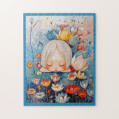 JIGSAW PUZZLE -All the Pretty Flowers (child size) Legpuzzel (Verticaal)