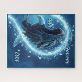 Jigsaw Puzzle Bald Eagle Heart Forever and Ever 2 Legpuzzel (Horizontaal)