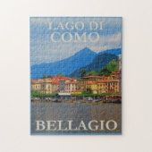 JIGSAW PUZZLE - Bellagio Italy Travel Poster Legpuzzel (Verticaal)