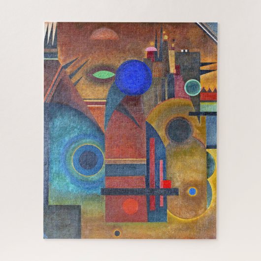 JIGSAW PUZZLE - "Brown Silence" -Wassily Kandinsky Legpuzzel (Verticaal)