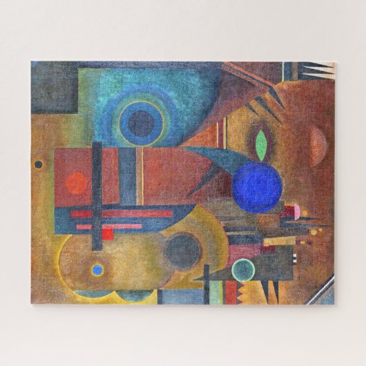 JIGSAW PUZZLE - "Brown Silence" -Wassily Kandinsky Legpuzzel (Horizontaal)