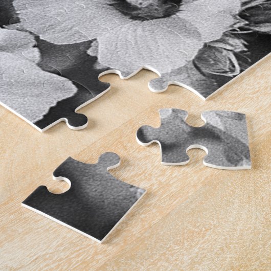 JIGSAW PUZZLE "BUDDHA AND FLOWERS" LEGPUZZEL (Zijkant)