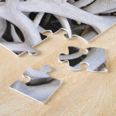 Jigsaw Puzzle Elk Antlers Legpuzzel (Zijkant)
