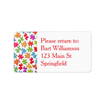 Jigsaw Puzzle Exchange Terug naar Me Label Sticker