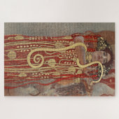 JIGSAW PUZZLE : GUSTAV KLIMT : HYGIEIA : 1907 LEGPUZZEL (Horizontaal)