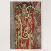 JIGSAW PUZZLE : GUSTAV KLIMT : HYGIEIA : 1907 LEGPUZZEL (Verticaal)