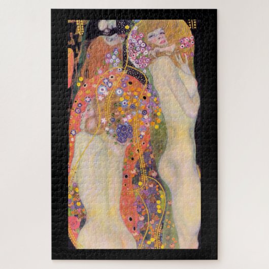 JIGSAW PUZZLE : GUSTAV KLIMT : WATERSERPENEN II LEGPUZZEL (Verticaal)