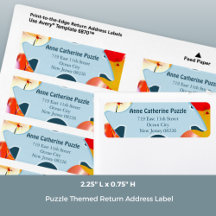 Jigsaw Puzzle Kids Verjaardagsfeestje Retouradres