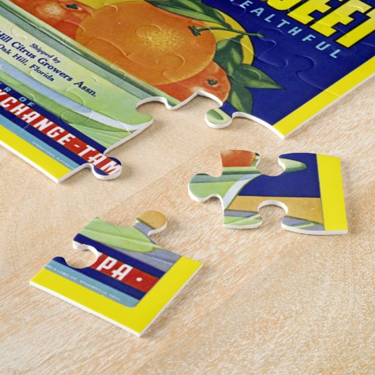 JIGSAW PUZZLE - Moonbeam: Creatlabels produceren Legpuzzel (Zijkant)