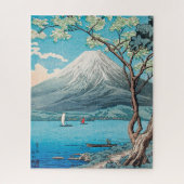 JIGSAW PUZZLE - Mt Fuji uit het meer van Yamanaka Legpuzzel (Verticaal)