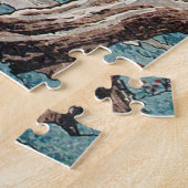 JIGSAW PUZZLE - Mt Fuji uit het meer van Yamanaka Legpuzzel (Zijkant)