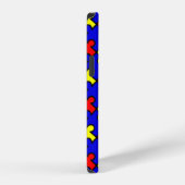 Jigsaw Puzzle Naadloze Patroon-22675 iPhone Hoesje (Rechterkant)