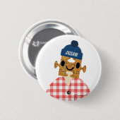 Jigsaw Puzzle persoon spelletjes hoofd Ronde Button 5,7 Cm (Voorkant /achterkant)