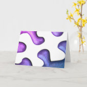 Jigsaw Puzzle Piece Wenskaart Kaart (Gele Bloem)