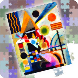 JIGSAW PUZZLE - "Swinging" - Wassily Kandinsky Legpuzzel
