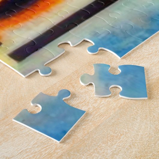 JIGSAW PUZZLE - "Swinging" - Wassily Kandinsky Legpuzzel (Zijkant)