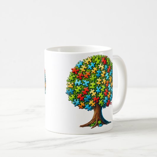 Jigsaw Puzzle Tree Koffiemok (Voorkant rechts)