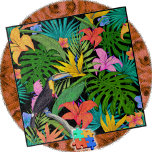 JIGSAW PUZZLE - Tropische Toucan & Colorful Flower Legpuzzel<br><div class="desc">Deze puzzel met een Toucan in de tropische bloemen wordt hier getoond in vierkant formaat 20 inch bij 20 inch met 676 stukken. Andere afmetingen en stuktellingen zijn beschikbaar, alle rechthoekig. De rechthoekige grootte kan een aanpassing van het afbeelding voor beste plaatsing vereisen. Indien gewenst, door een klein afbeelding, wat...</div>
