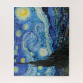 JIGSAW PUZZLE: Vincent Van Gogh: STERRENNACHT Legpuzzel (Verticaal)