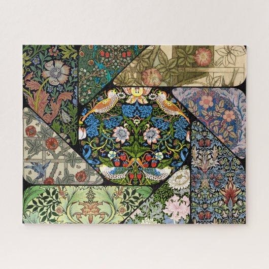 JIGSAW PUZZLE - William Morris Nine Afbeelding Col Legpuzzel (Horizontaal)