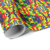 JIGSAW PUZZLE wrappapier Cadeaupapier (Rol Hoek)