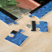 Jigsaw Puzzle Zwart Swallowtail Legpuzzel (Zijkant)